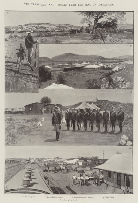 The Transvaal War, Scenes near the Seat of Operations by Amedee Forestier