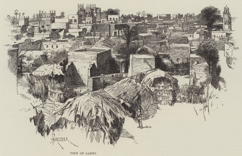 View of Lahej by Amedee Forestier