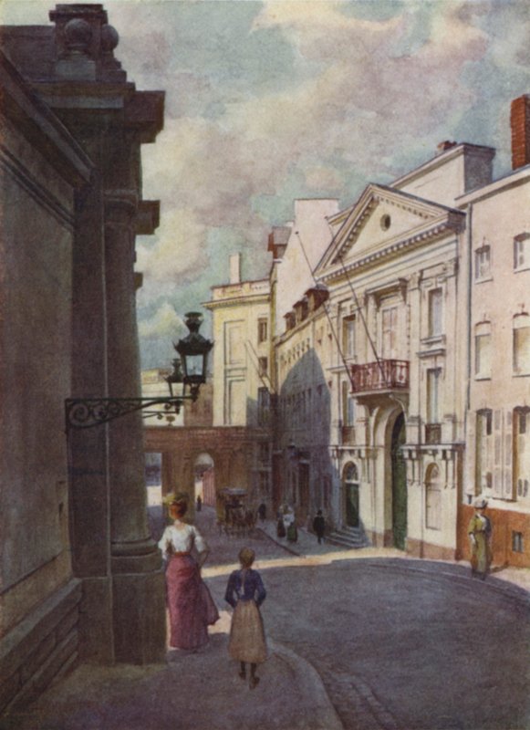 Rue de Namur, Brussels by after Amedee Forestier