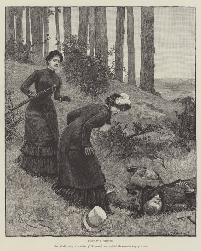 Blind Love, by Wilkie Collins by Amedee Forestier