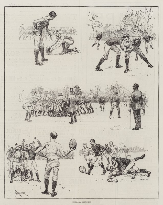 Football Sketches by Amedee Forestier