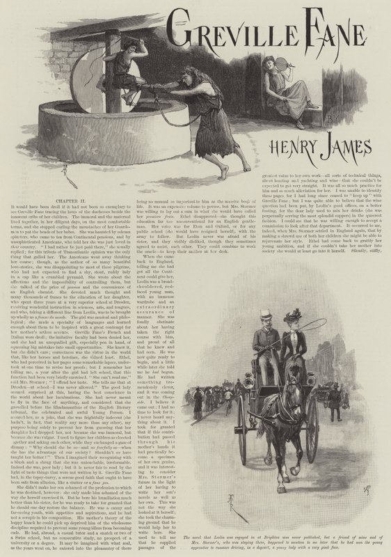 Greville Fane, by Henry James by Amedee Forestier