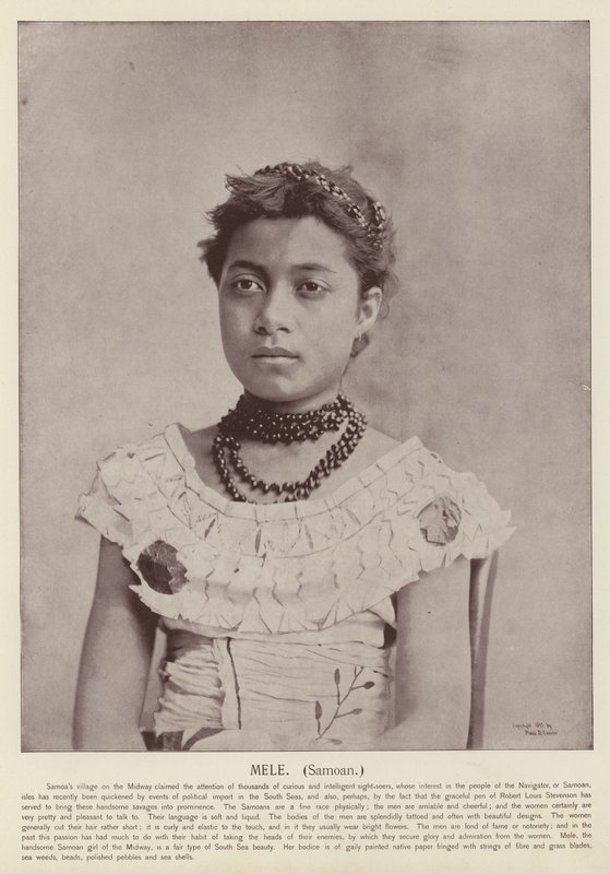 Mele, Samoan by American Photographer