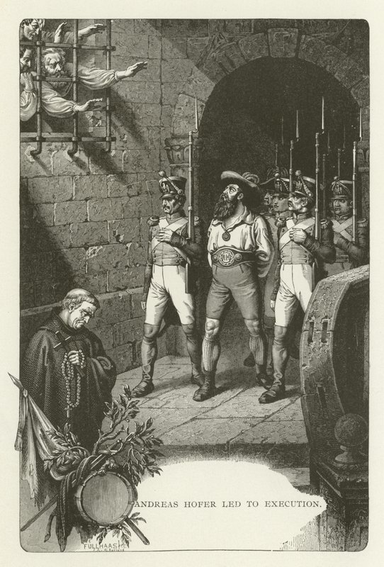 Andreas Hofer led to execution by American School