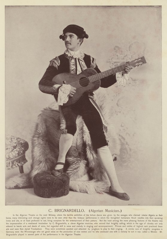 C Brignardello, Algerian Musician by American Photographer