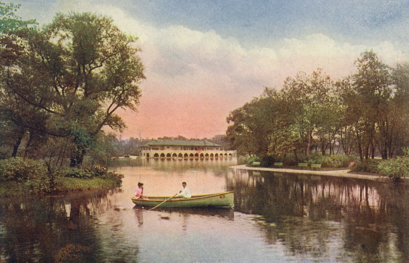 Chicago: Boating in Garfield Park by American Photographer