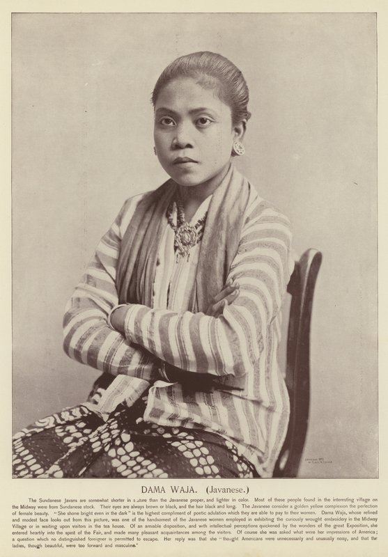 Dama Waja, Javanese by American Photographer