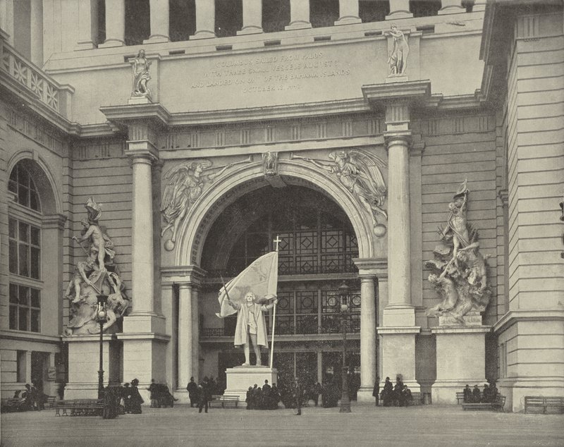 East Portal of the Administration Building by American Photographer