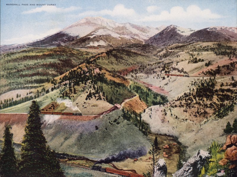 Marshall Pass and Mount Ouray by American Photographer