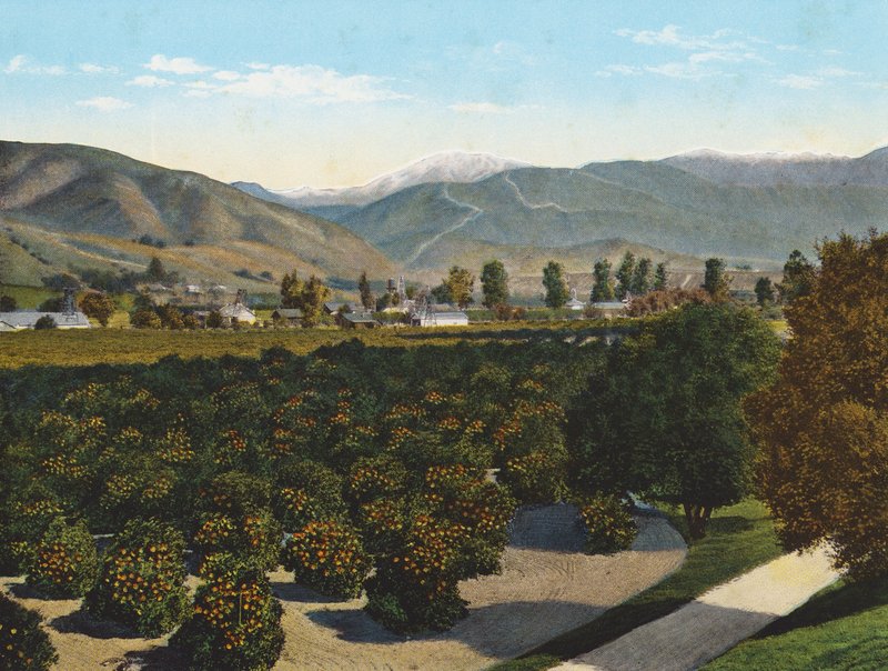 Old Baldy from Pomona Valley by American Photographer