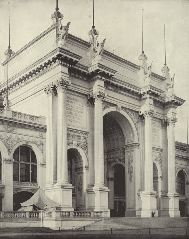 Portal of the Great Manufactures Building by American Photographer