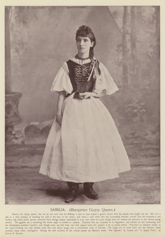 Samilia, Hungarian Gypsy Queen by American Photographer