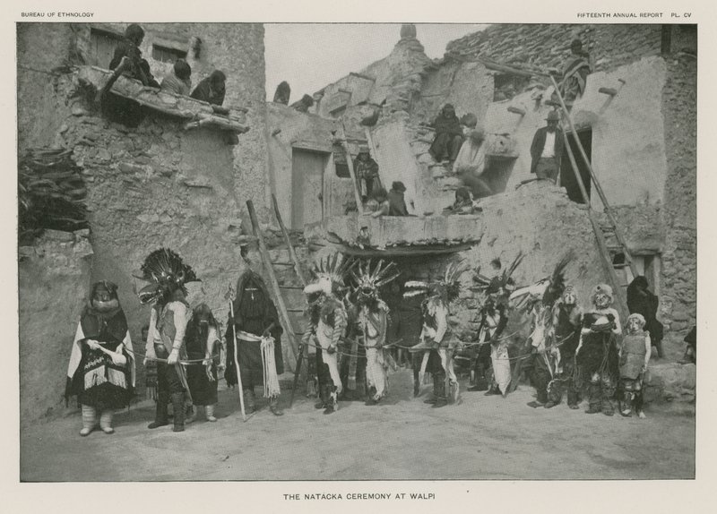 The Natacka Ceremony at Walpi by American Photographer