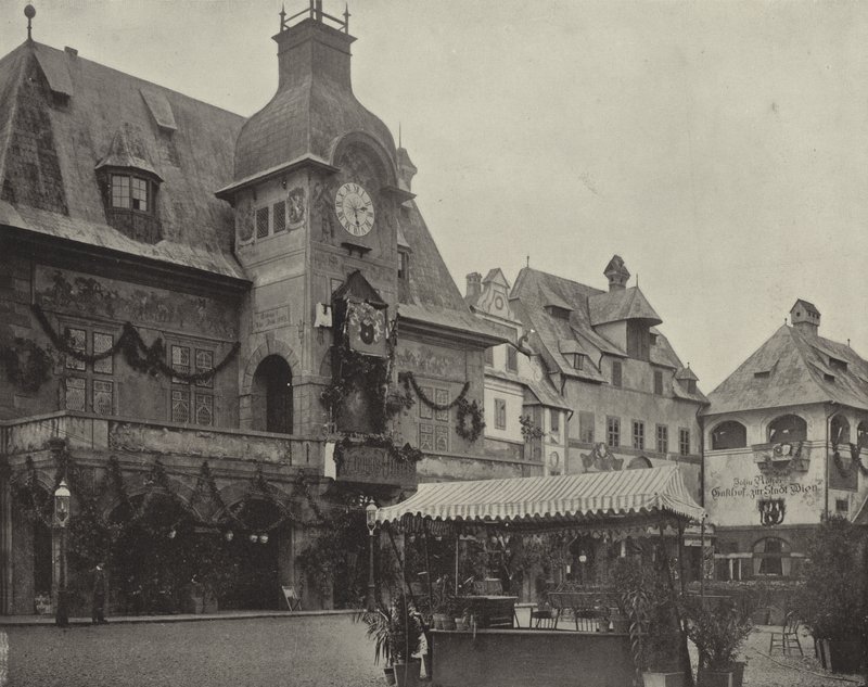 Town Hall in Old Vienna by American Photographer