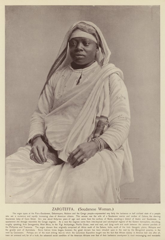 Zaroteffa, Sudanese Woman by American Photographer