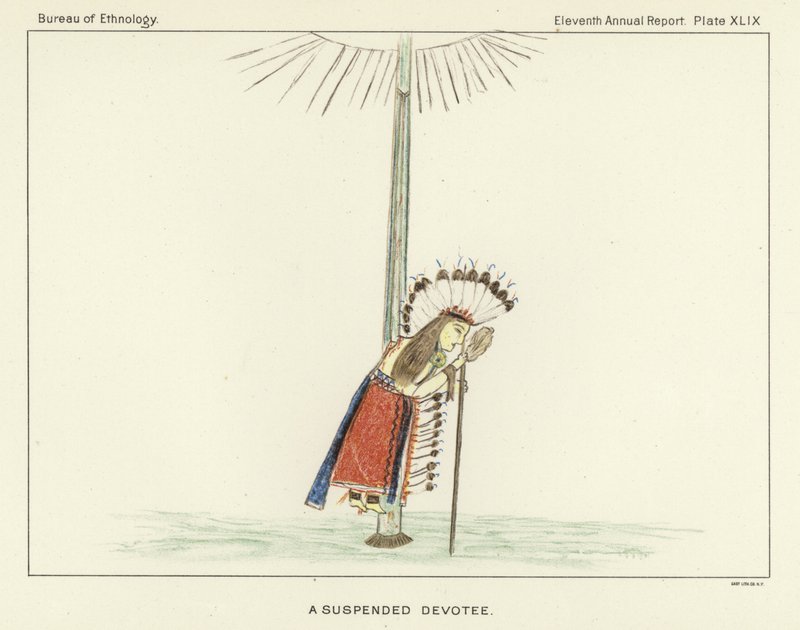 A Suspended Devotee by American School