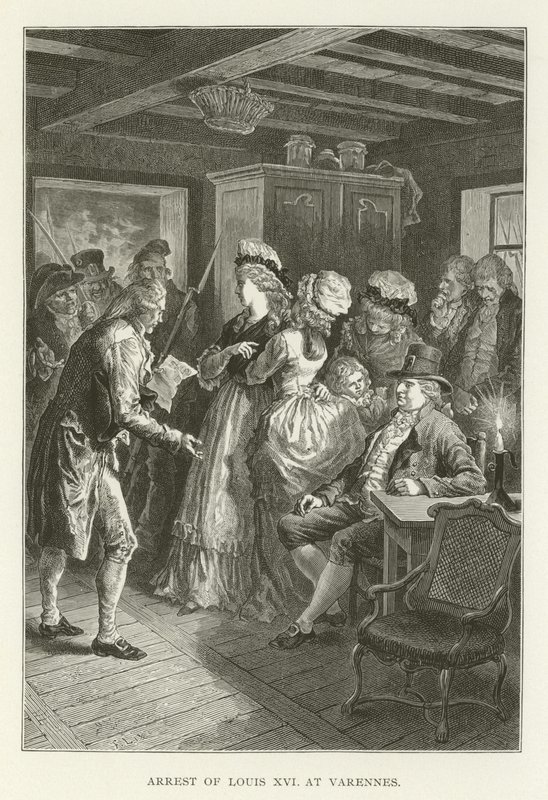 Arrest of Louis XVI at Varennes by American School