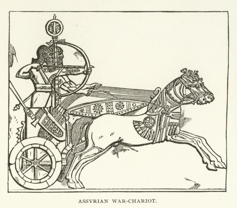 Assyrian War-Chariot by American School