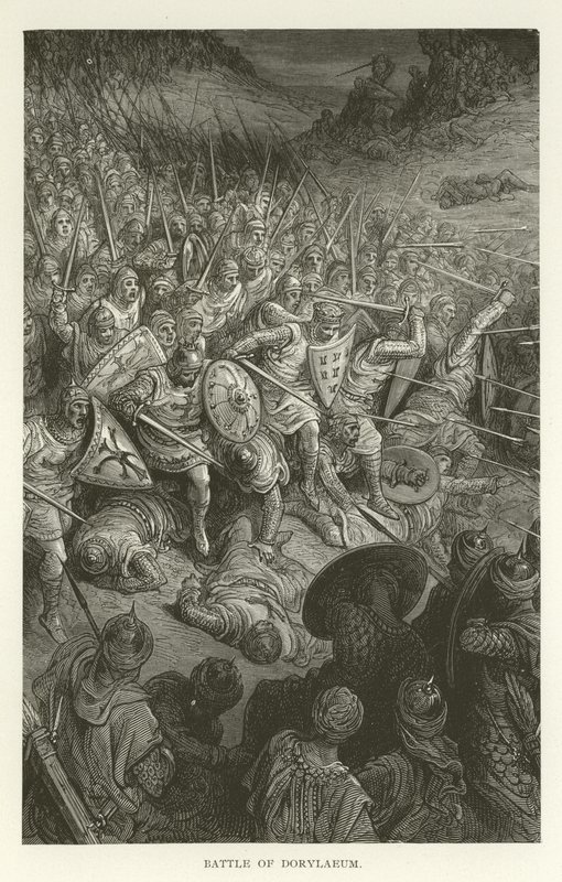 Battle of Dorylaeum by American School