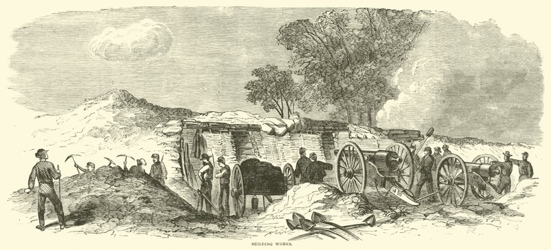 Building Works, June 1864 by American School