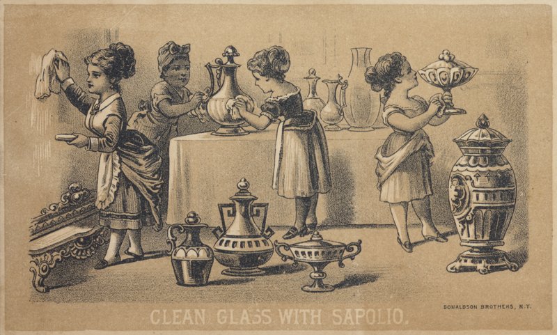 Clean Glass with Sapolio by American School
