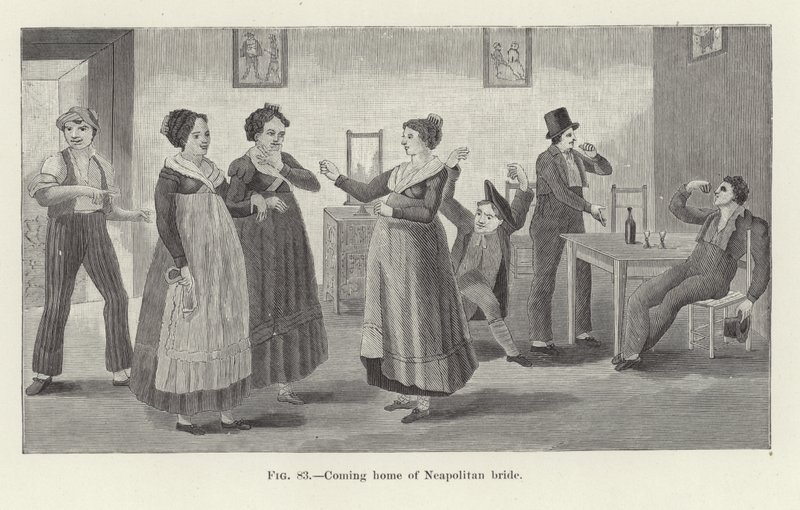 Coming Home of Neapolitan Bride by American School