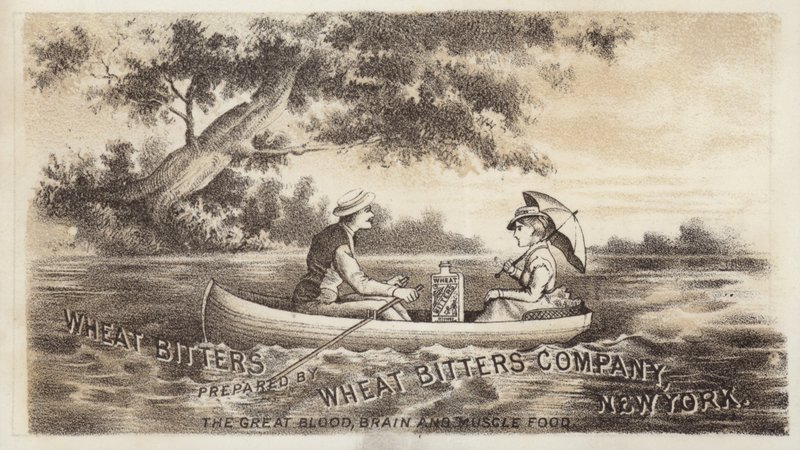 Couple In Rowing Boat by American School