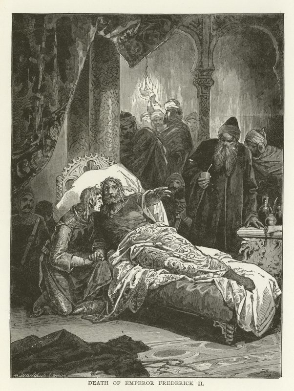 Death of Emperor Frederick II by American School