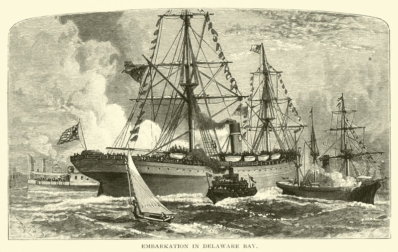 Embarkation in Delaware Bay by American School