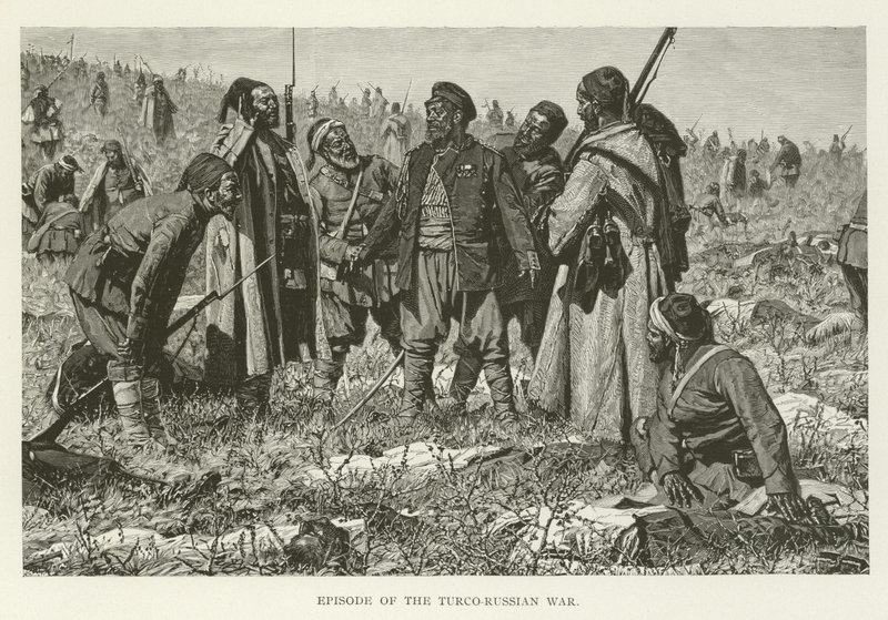 Episode of the Turco-Russian War by American School