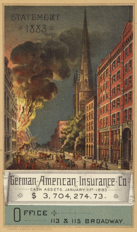 Fire in Building by American School