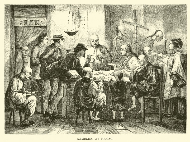 Gambling at Macao by American School