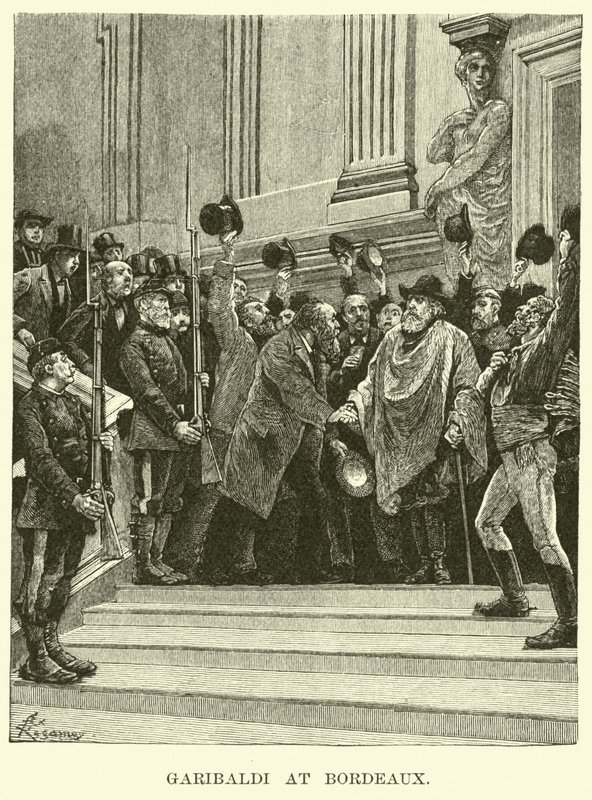 Garibaldi at Bordeaux by American School