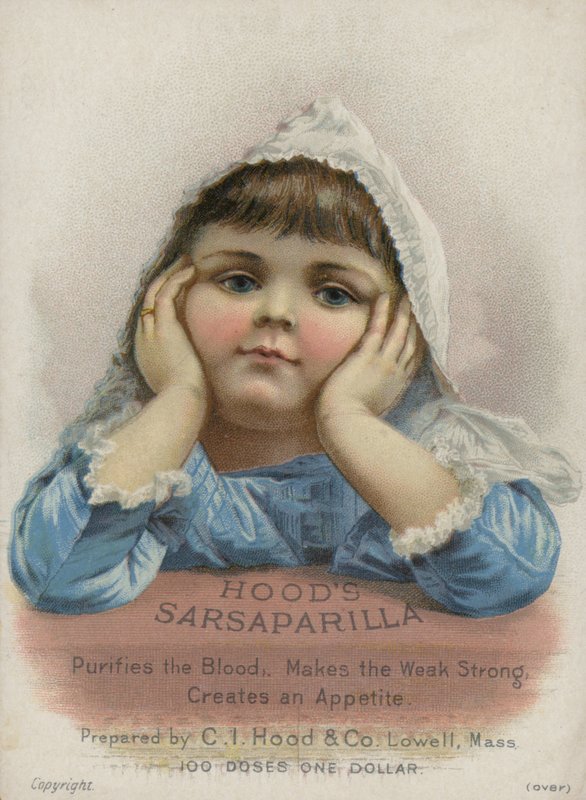 Girl Leaning on Table by American School