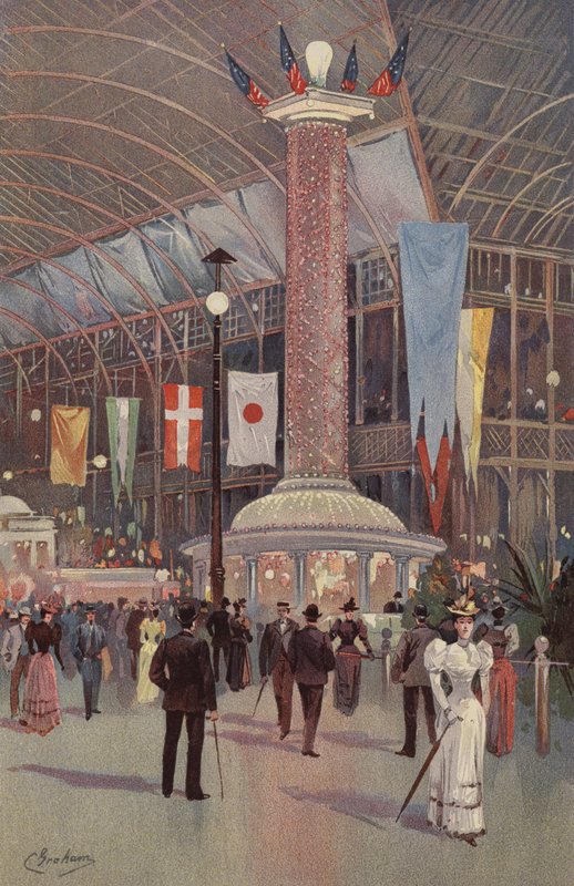 Interior of Electrical Building by American School