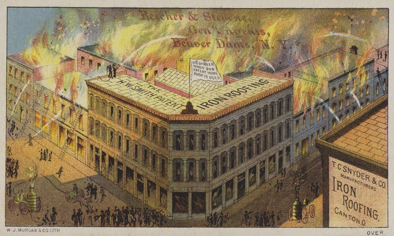 Iron Proofed Buildings to Resist Fire by American School
