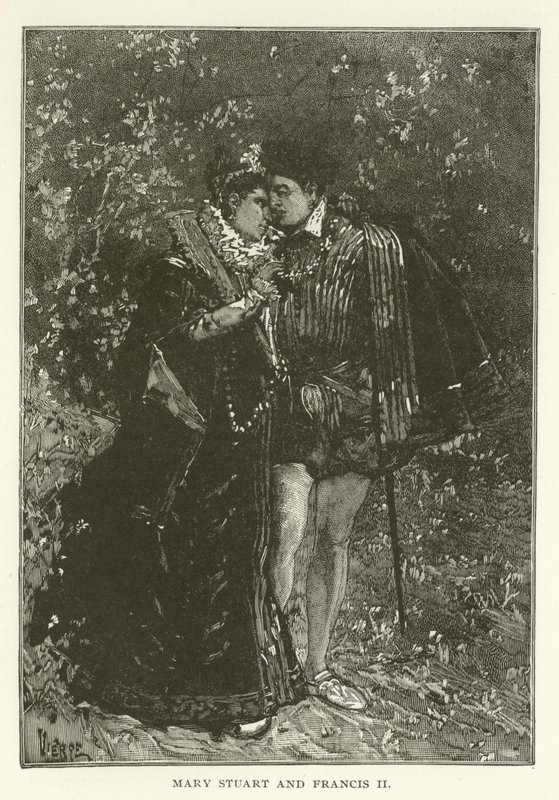 Mary Stuart and Francis II by American School