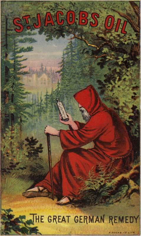 Monk Resting In Forest by American School