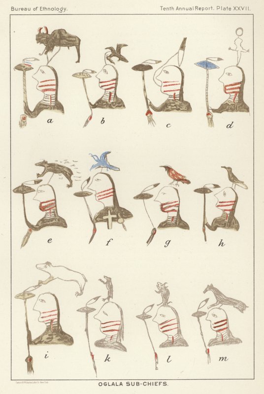 Oglala Sub-Chiefs by American School