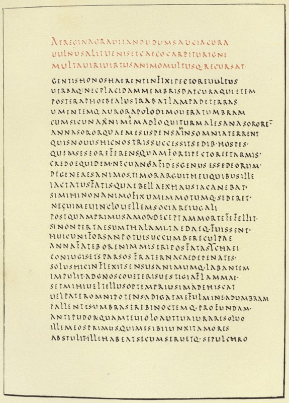 Page from the Florence Virgil by American School