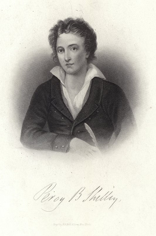 Portrait of Percy Bysshe Shelley by American School