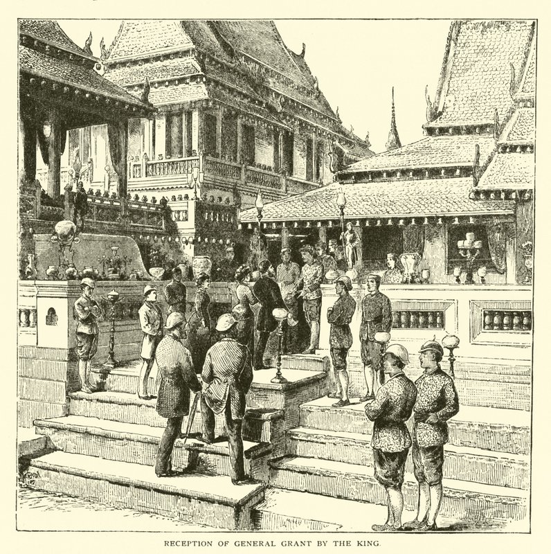 Reception of General Grant by the King by American School