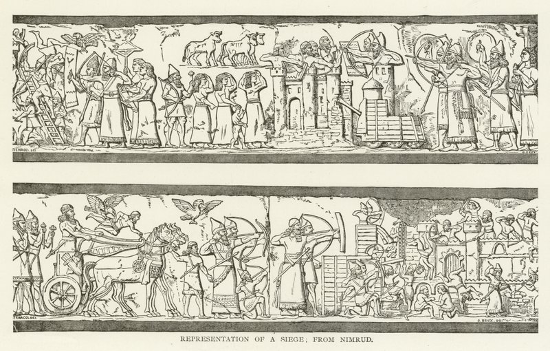 Representation of a Siege; from Nimrud by American School