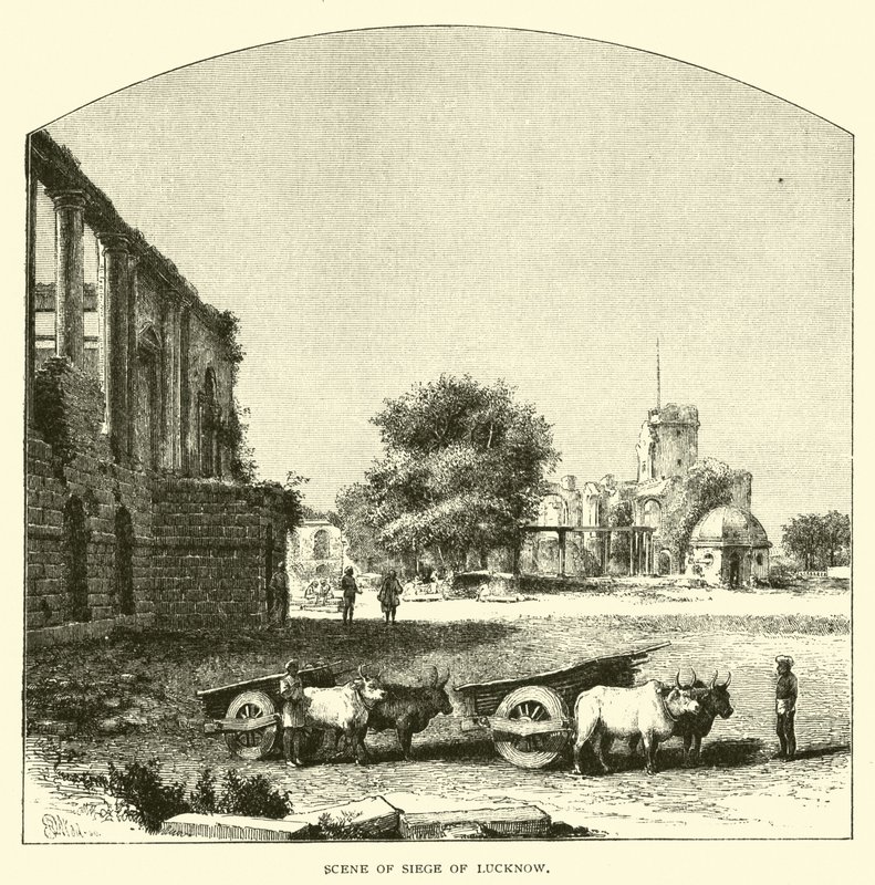 Scene of Siege of Lucknow by American School