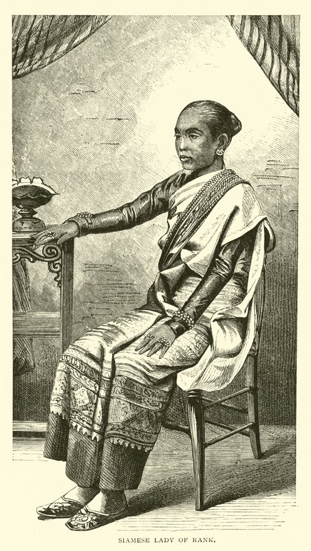 Siamese Lady of Rank by American School