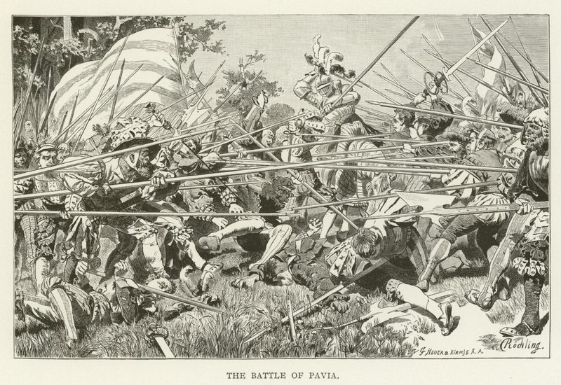 The Battle of Pavia by American School