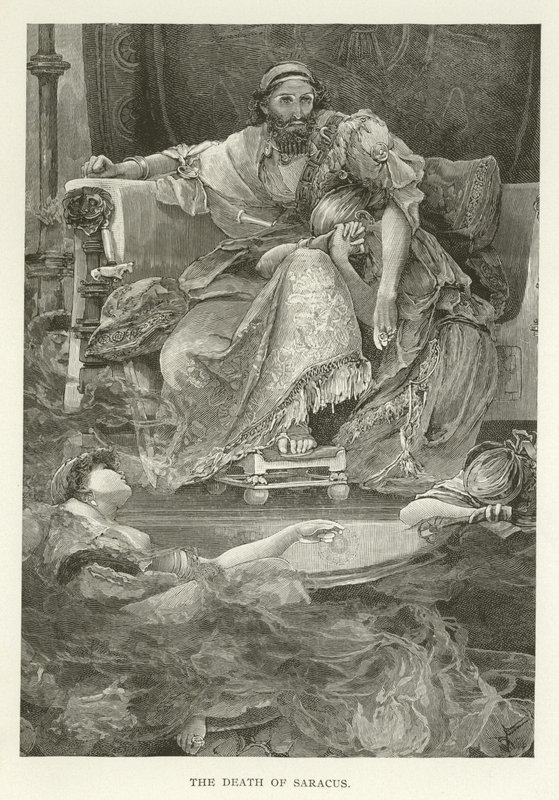 The Death of Saracus by American School