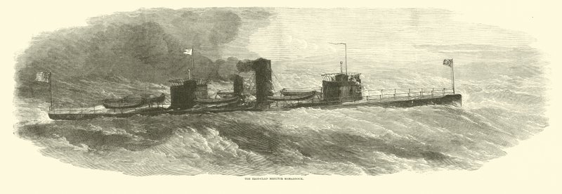 The Iron-Clad Monitor Monadnock, December 1864 by American School
