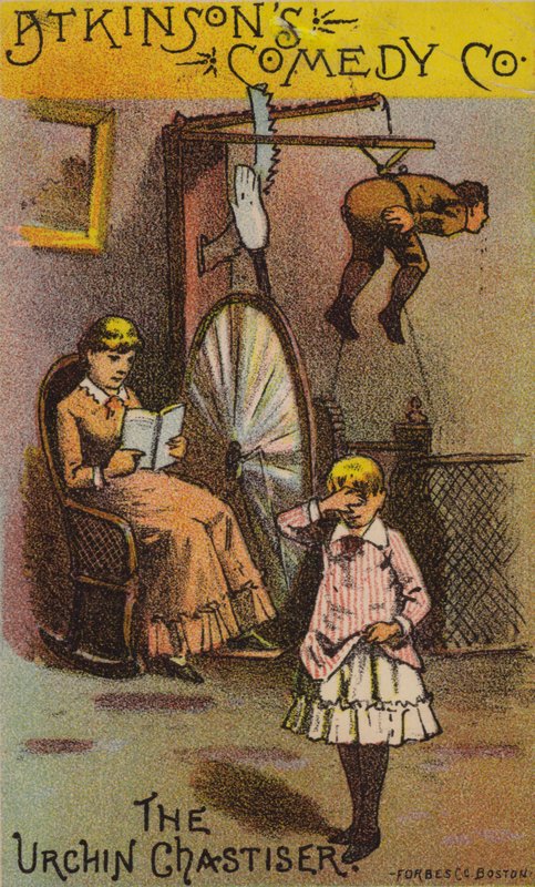 The Urchin Chastiser by American School