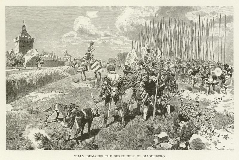 Tilly demands the Surrender of Magdeburg by American School
